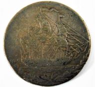 A 1791 Hull half penny token