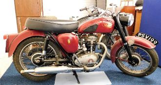 An early 1960's BSA 250cc motorcycle 31701 miles o