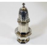 A Britannia silver sugar sifter a/f 250g Charles S