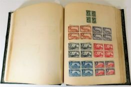 A stamp album including some mint Commonwealth