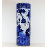 A large 19thC. Chinese porcelain blue & white stic