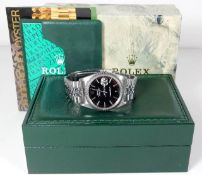 A Gents vintage Rolex Oyster Perpetual Datejust with original inner & outer box & paperwork