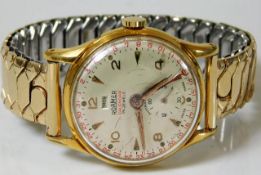 A Roamer Calendar wristwatch 17 jewelled movement