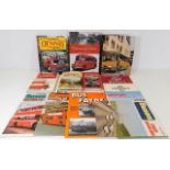 Thirteen books, six hardback, relating to buses, t