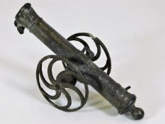 A small French desk top cannon