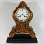 A French 19thC. boulle work clock the dial reading