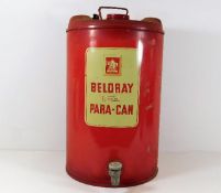 A Beldray five gallon oil can 17.5in high