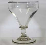 A 19thC. glass rummer 5.375in high