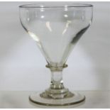 A 19thC. glass rummer 5.375in high