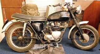 A 1962 Triumph "Speed Twin" 500cc motorcycle 3307
