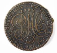 A 1788 We Promise To Pay The Bearers One Penny tok