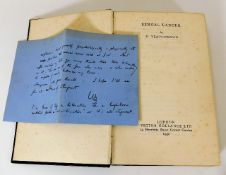 Bengal Lancer by F. Yeats Brown with note from aut