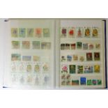 A stamp album all relating to flowers