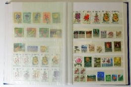 A stamp album all relating to flowers