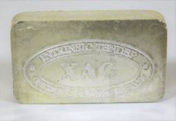 An ounce silver ingot