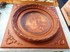 A decorative picture within gilt frame a/f