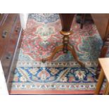 A large hessian back woollen rug 146in x 109in