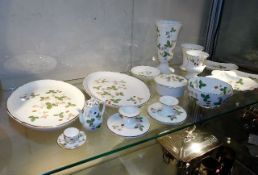 A selection of Wedgwood Wild Strawberry tea wares
