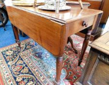 A 19thC. Pembroke table with drawer
