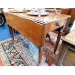 A 19thC. Pembroke table with drawer