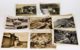 Approx. 35 postcards mostly Isle Of Wight including one of Dartmoor's Warren House Inn