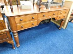 A Victorian mahogany dresser base