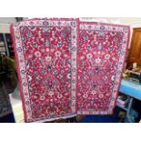 Two modern Persian style rugs