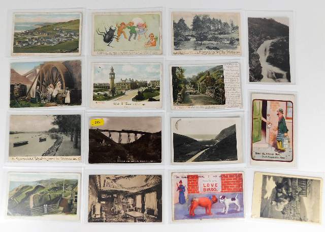 A quantity of topographical & comedic postcards ap