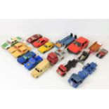 A quantity of diecast toy vehicles including Dinky