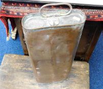 A large copper warmer