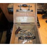 A Victorian Stanley USA No.55 combination plane wi