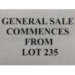 General sale commences from lot 235