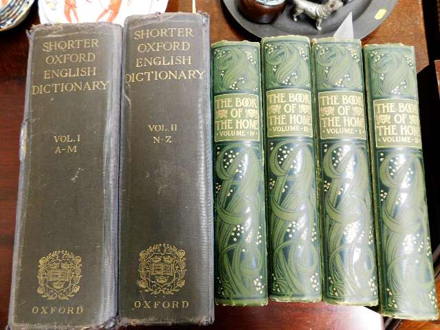 Four volumes of the book of The Home twinned with