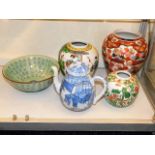 A quantity of Oriental & Chinese porcelain items