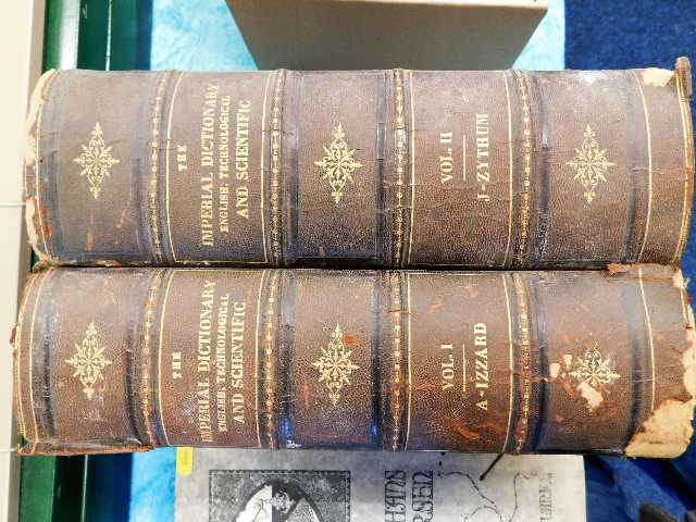 19thC. edition Imperial Dictionary English Technol