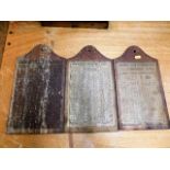 Three Edwardian screw thread & machinery charts. P