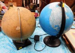 A Philips globe twinned with one other