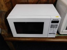 A modern Panasonic microwave oven, purchased 2018