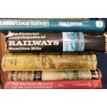 Sixteen books relating mostly to steam railway