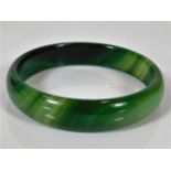 A green marble stone bangle