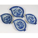 Four pieces of 18thC. Chinese Nanking porcelain le