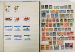 Two world stamp albums