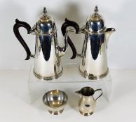 A four piece J. B. Chatterley & Sons Ltd. silver c