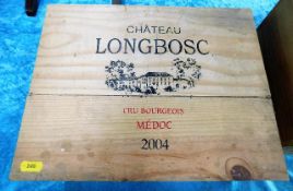 A case of six bottles of 750ml Chateau Longbosc Cr