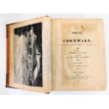 Book: Hitchens' History Of Cornwall, two volumes,
