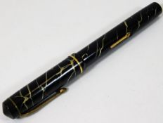 A Conway Stewart 286 cracked ice fountain pen