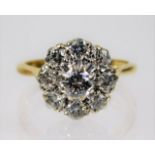 An 18ct gold ring set with approx. 1.2ct diamond 3