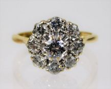 An 18ct gold ring set with approx. 1.2ct diamond 3