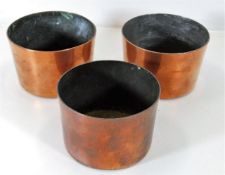 A GWR copper jelly mould & two others