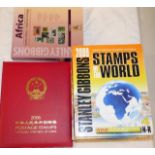 Six Stanley Gibbons books & one 2005 Chinese album